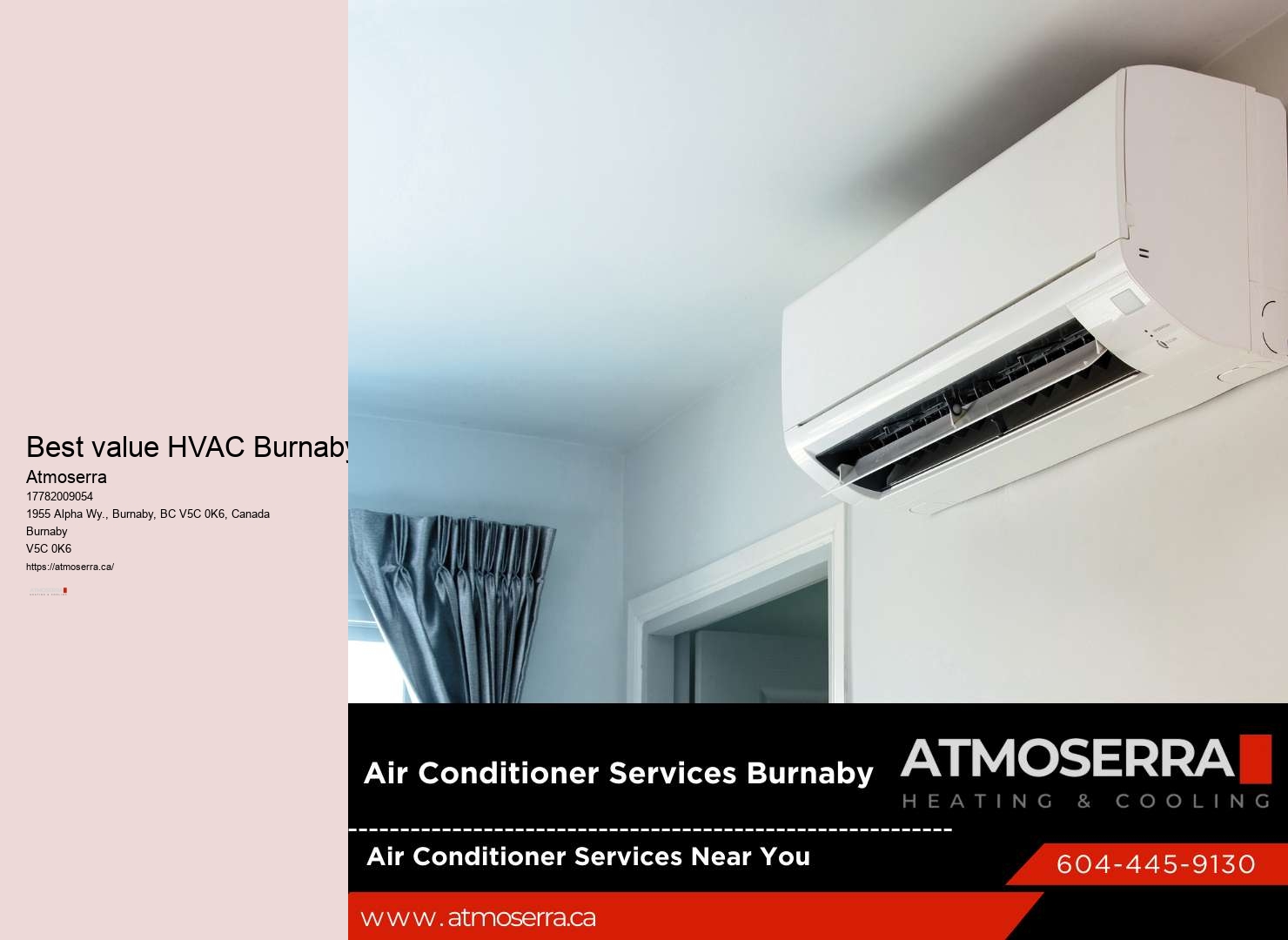 Reliable heating and cooling services Burnaby
