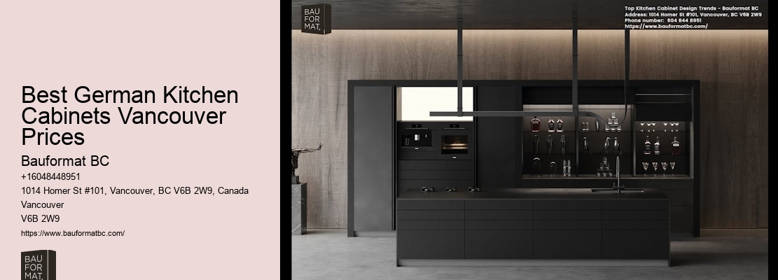 German Kitchen Cabinets Vancouver Styles