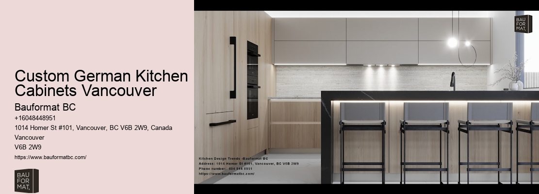 Vancouver's contemporary kitchen cabinet specialists