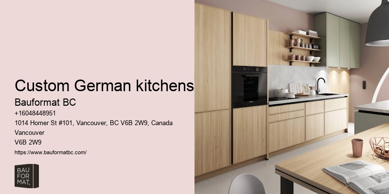 Vancouver's top-notch German kitchen cabinet makers
