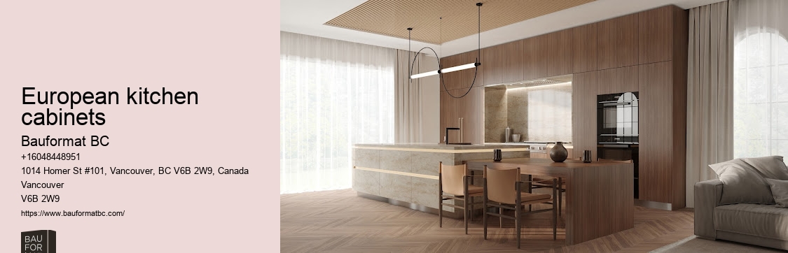 German craftsmanship in Vancouver kitchen design