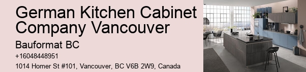 German Kitchen Cabinets Vancouver Renowned