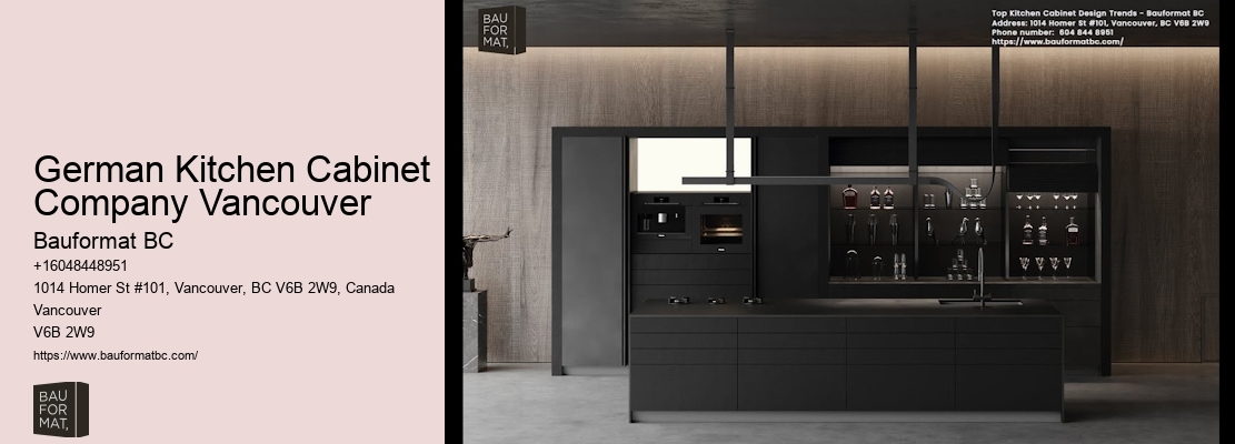 Vancouver's bespoke German kitchen cabinet makers