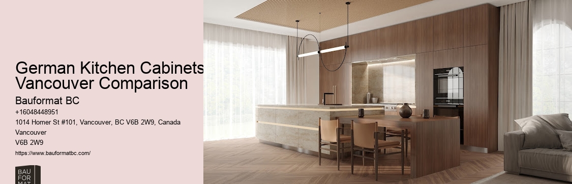 Vancouver's contemporary kitchen cabinetry