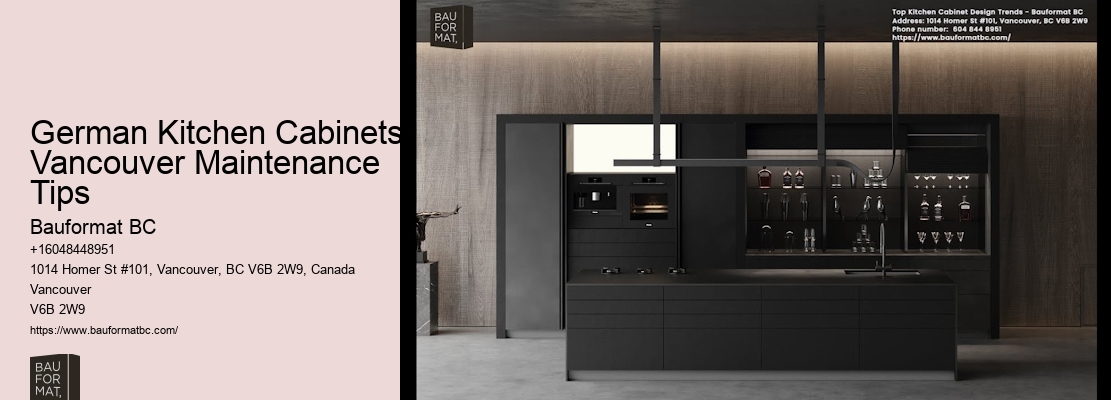 Vancouver's upscale German kitchen cabinet makers