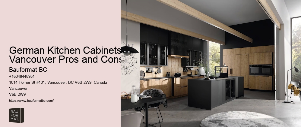 German design kitchen cabinet installers Vancouver