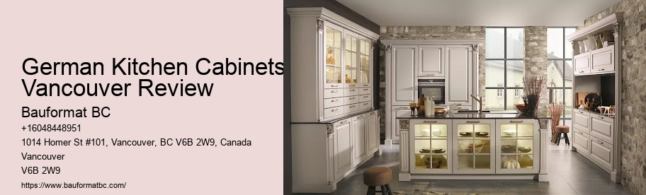 German Kitchen Cabinets Vancouver Pros and Cons