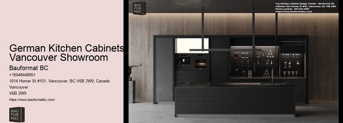 German craftsmanship in Vancouver kitchens