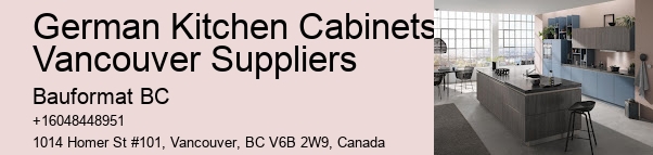 German Kitchen Cabinets Vancouver Efficiency