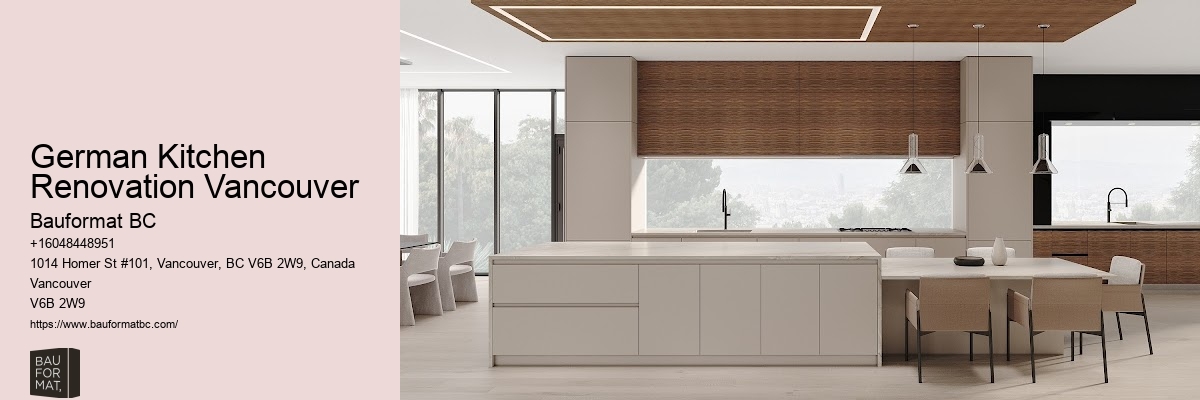 German precision kitchen cabinetry Vancouver