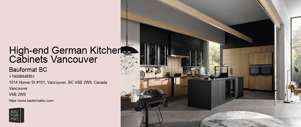 Sleek kitchen storage