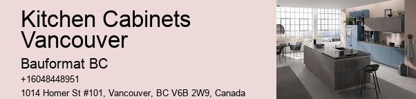 Vancouver's high-end kitchen cabinets
