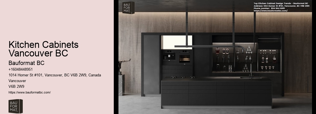 Vancouver's bespoke kitchen cabinets
