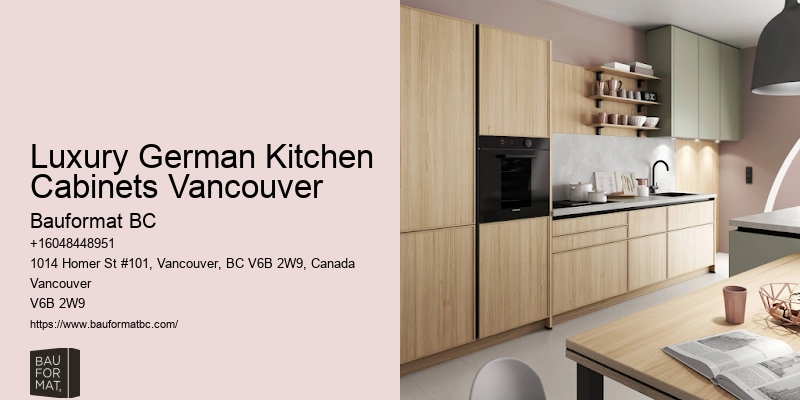 German-inspired kitchen cabinet makers Vancouver