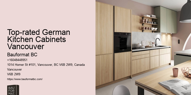 Sleek kitchen cabinets Vancouver