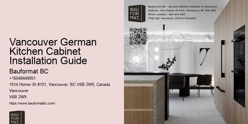 Sleek German Kitchen Cabinets Vancouver