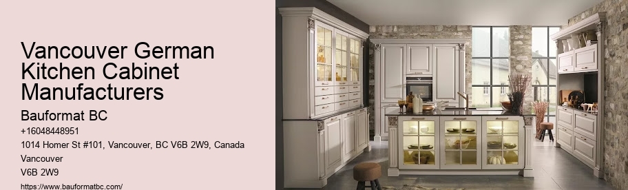 German Kitchen Cabinets Vancouver Sophisticated