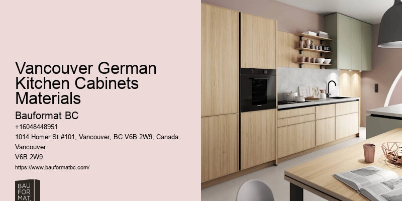 German Kitchen Cabinets Vancouver Material