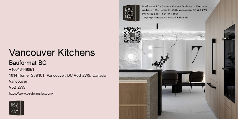 German precision kitchen cabinet designers Vancouver