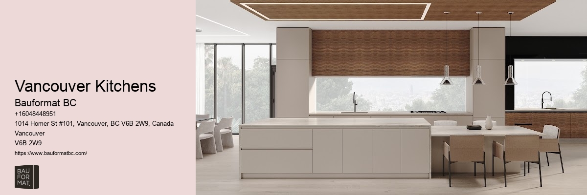 Vancouver's contemporary German kitchen cabinet specialists