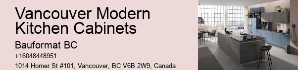 German design kitchen cabinetry Vancouver