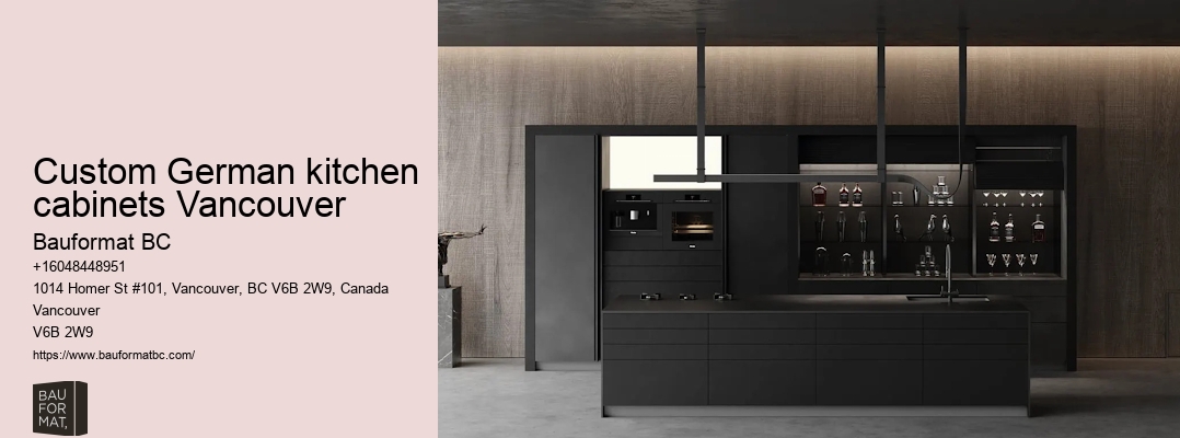 Stylish German kitchen comparisons Vancouver