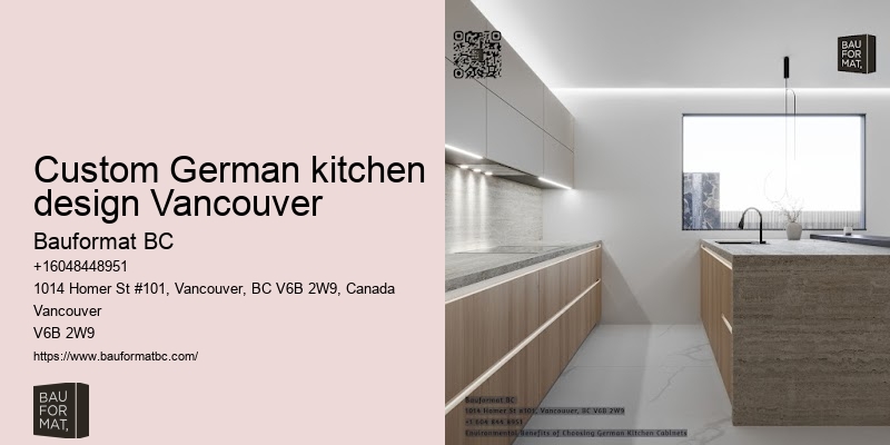 German kitchen cabinet showroom Vancouver