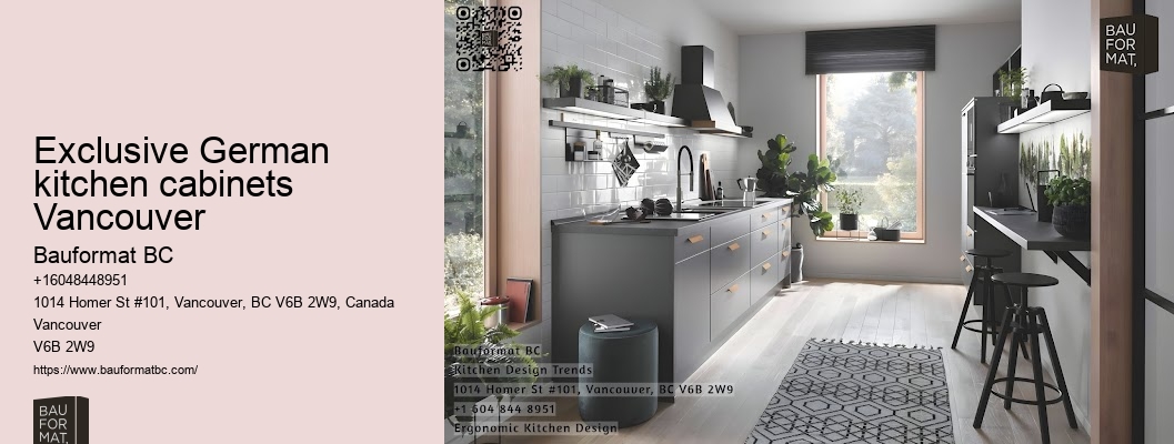 German cabinetry showrooms Vancouver