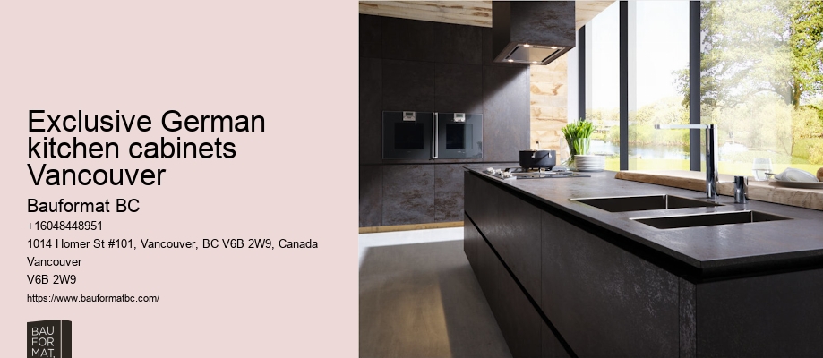 German kitchen cabinet marketing Vancouver