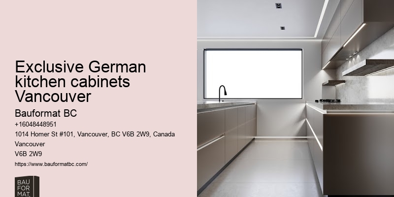 Innovative German kitchens Vancouver