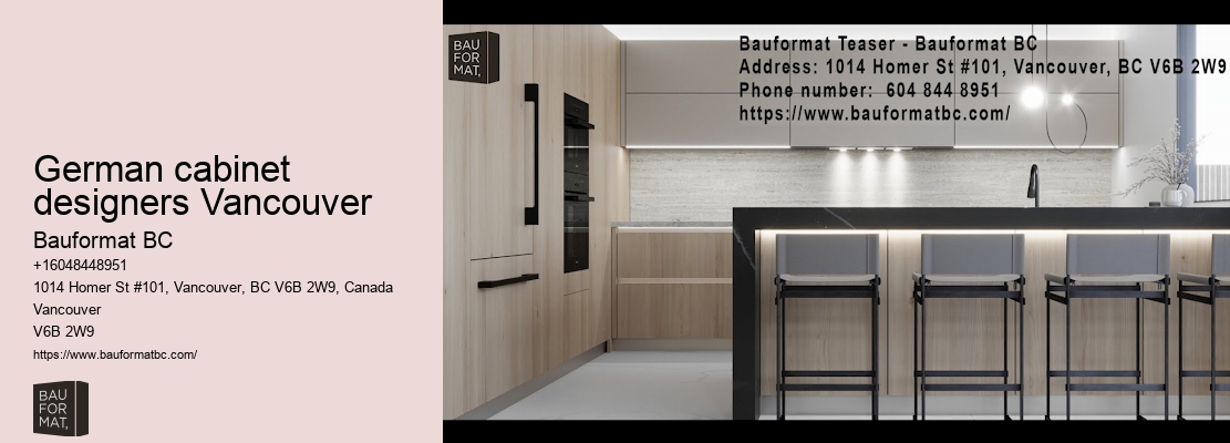 German kitchen cabinet concepts Vancouver