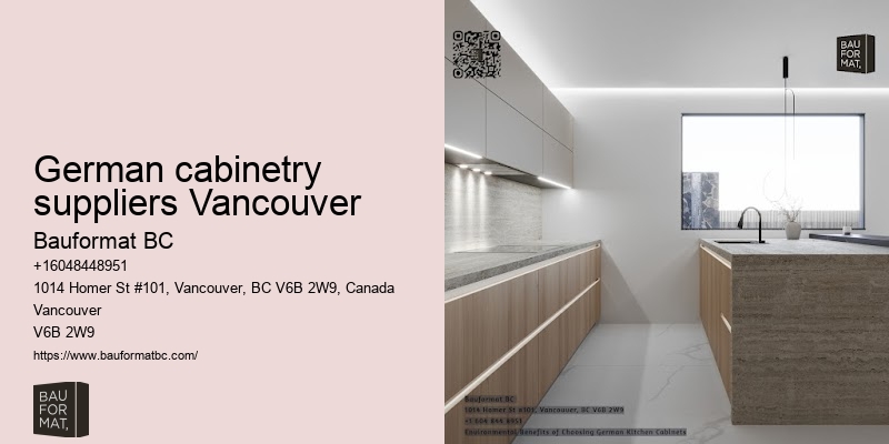 German kitchen cabinet discounts Vancouver