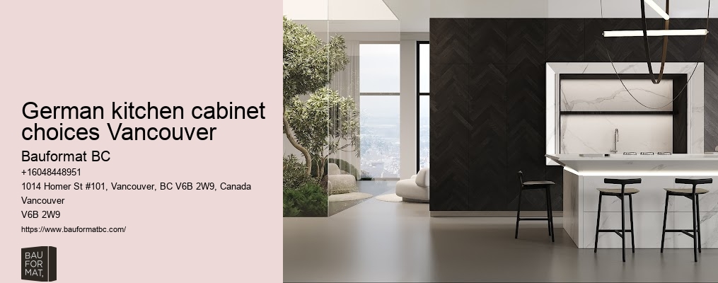 German kitchen cabinet promotions Vancouver