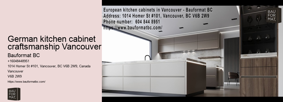 German kitchen cabinet pricing Vancouver