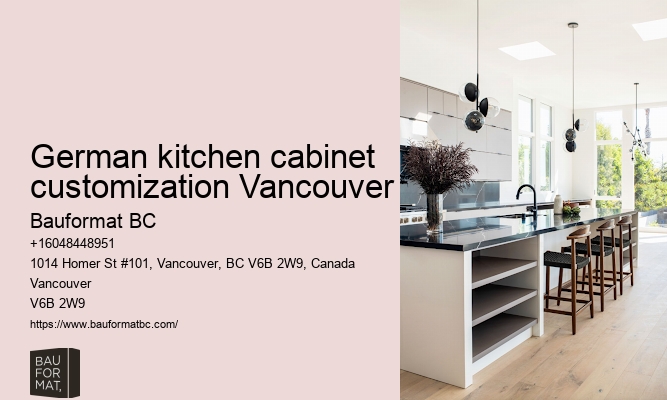 German kitchen cabinet consultants Vancouver