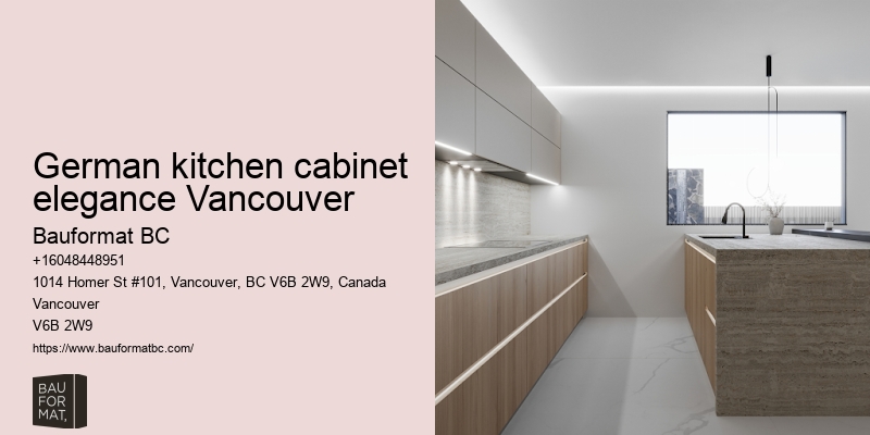 German kitchen guidelines Vancouver