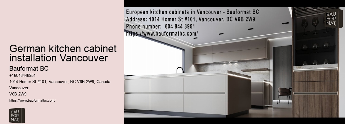 German kitchen standards Vancouver