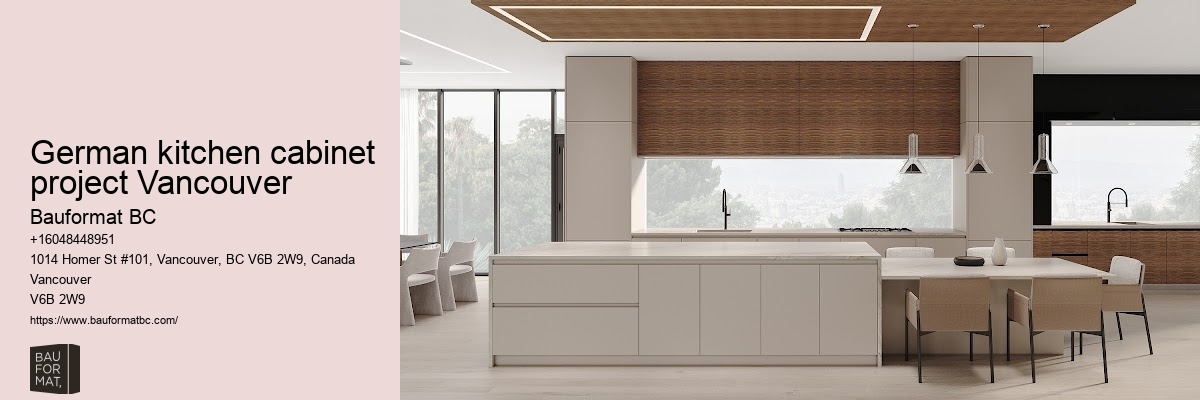 German kitchen cabinet projects Vancouver