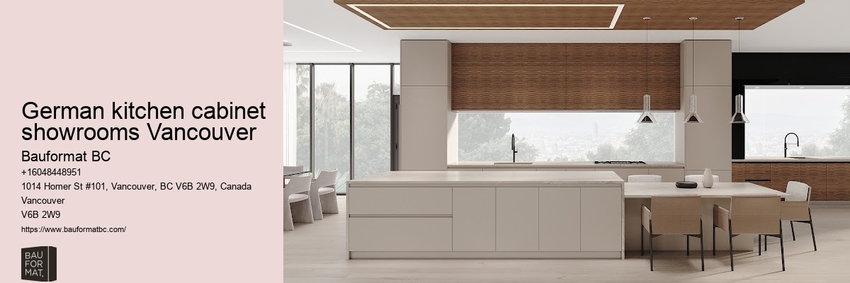 Versatile German kitchen layouts Vancouver