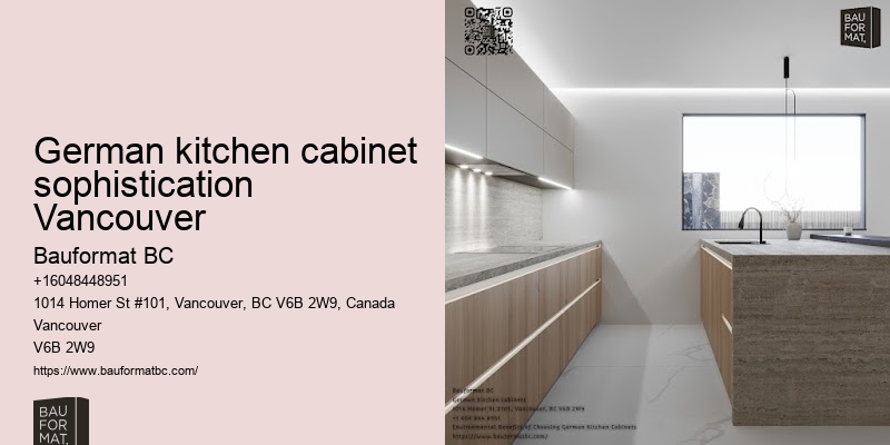 German kitchen cabinet innovation Vancouver