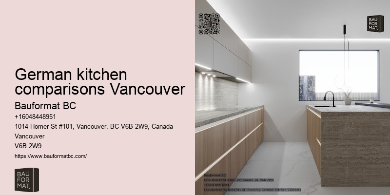Functional German cabinetry features Vancouver