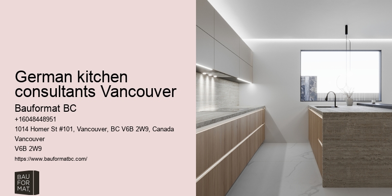 German kitchen cabinet consultation Vancouver