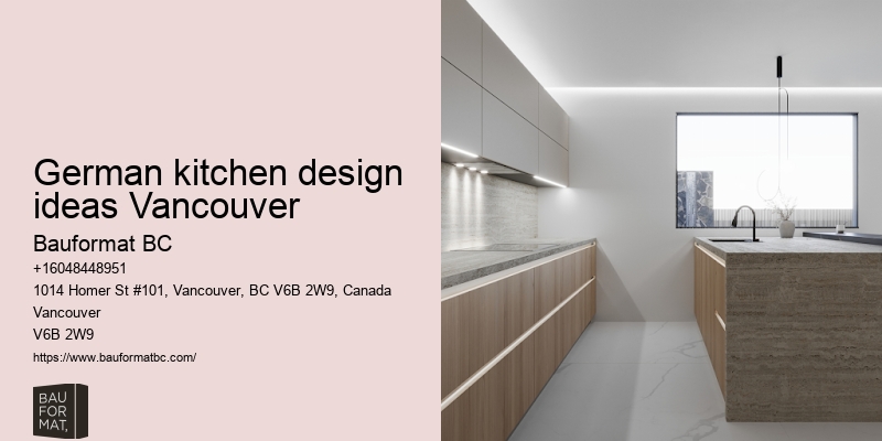 German kitchen brands Vancouver