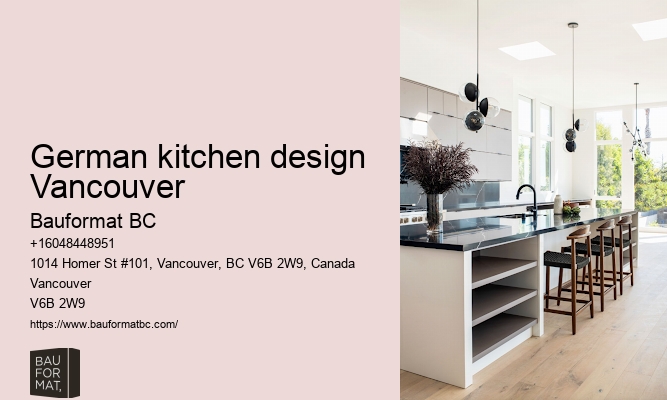 German kitchen cabinetry remodel Vancouver