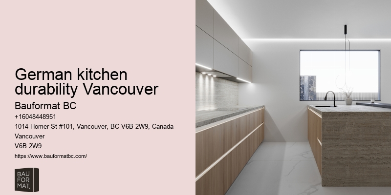 German kitchen cabinetry installation Vancouver