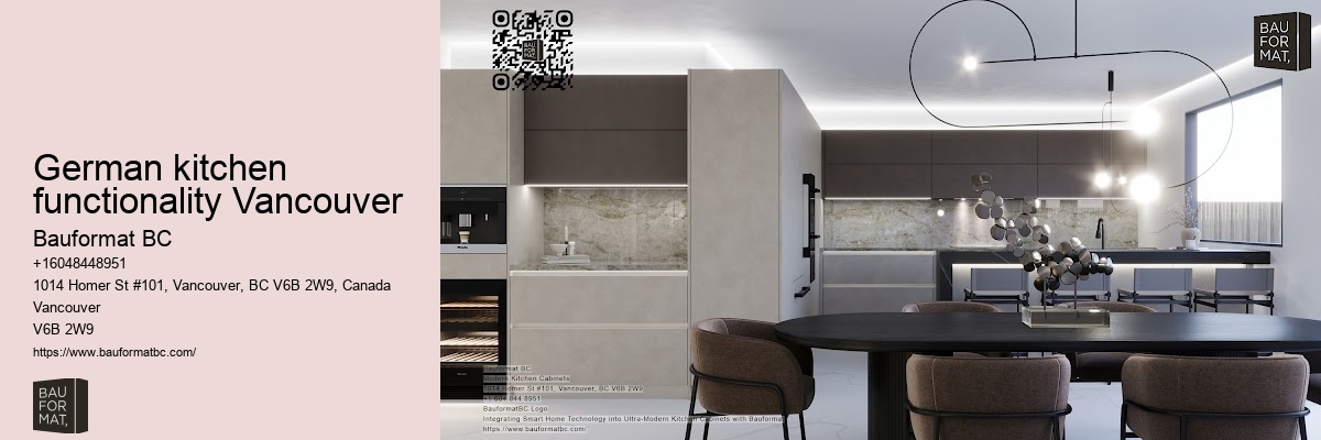 Elegant German cabinetry finishes Vancouver