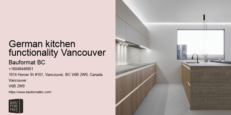 German kitchen prices Vancouver