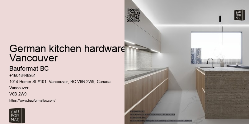 German kitchen consultant services Vancouver