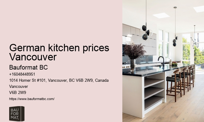 German kitchen planning Vancouver