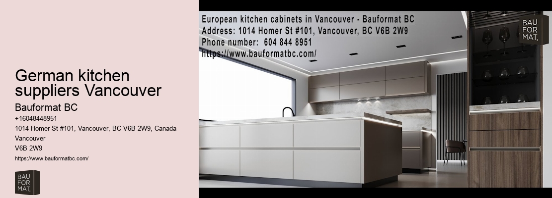 German kitchen cabinet colors Vancouver